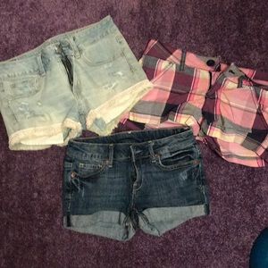 Lot of 3 pairs of shorts